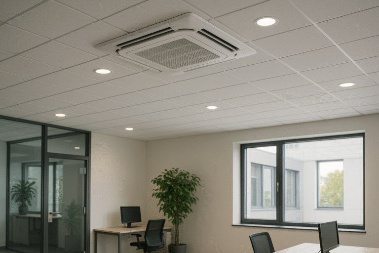 Klimatyzator kasetonowy do biura