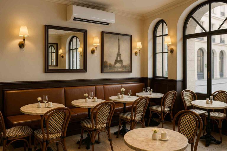 Klimatyzacja w kawiarni