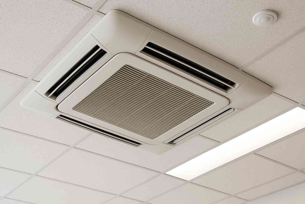 Klimatyzator kasetonowy w firmie