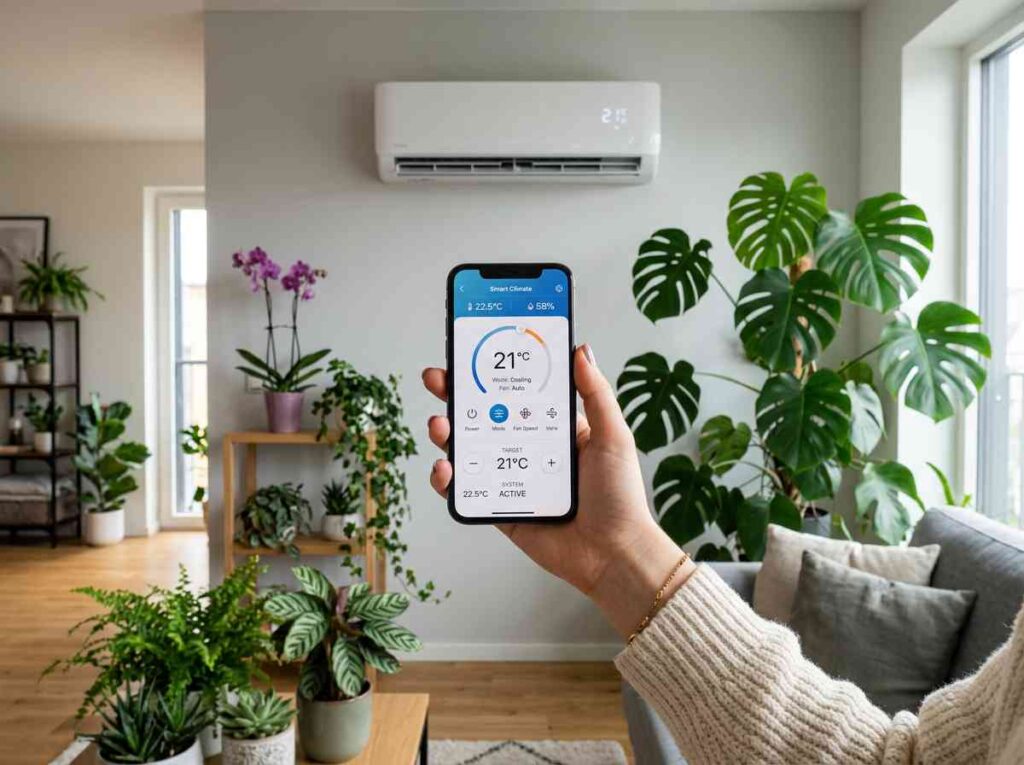 Klimatyzacja sterowana smartfonem